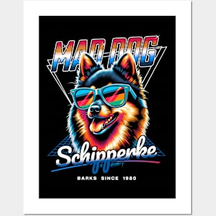 Mad Dog Schipperke Posters and Art
